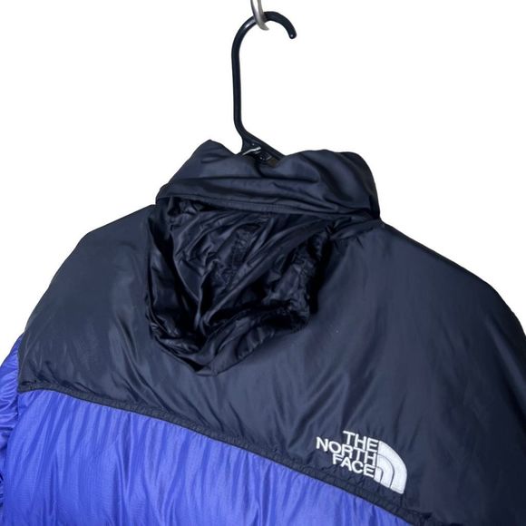 Vintage The North Face 700 Down 90s Nuptse Blue Jacket XL - Picture 10 of 11